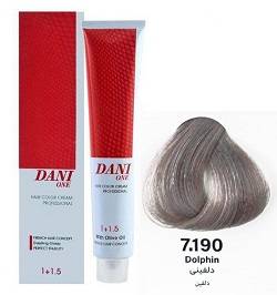 رنگ مو بدون آمونیاک دلفینی 7/190 دنی وان 100 میل